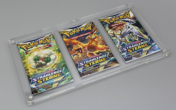 Acryl Case für 3 Pokemon Booster