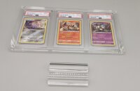 Acryl Case für PSA grading cases 3-Fach/Triple INKLUSIVE Standfuß