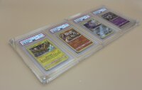 Acryl Case für PSA grading cases 4-Fach/Quattro INKLUSIVE Standfuß