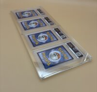 Acryl Case für PSA grading cases 4-Fach/Quattro INKLUSIVE Standfuß