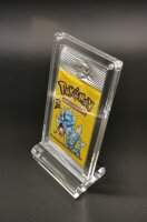 Acryl Case für Pokemon 1-Fach/Single LONG Booster INKLUSIVE Standfuß