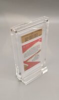 Acryl Case für GSG grading Cases 1-Fach/Single INKLUSIVE STANDFUß