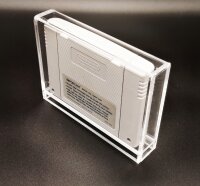 Snes Modul Spiele Acryl Schutz Box UV Case mit Schiebeverschluss Super Nintendo