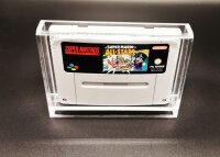 Snes Modul Spiele Acryl Schutz Box UV Case mit Schiebeverschluss Super Nintendo