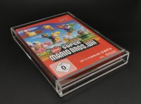 Nintendo Wii/WiiU/Gamecube/PC/DVD/PS2 Spiele Acryl Schutz Box UV Case mit Schiebeverschluss OVP